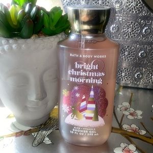 Bath and Bodyworks bright Christmas morning shower gel brand new 10 fluid ounces